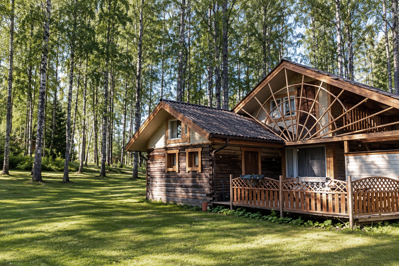 Koivula Holiday Cottages – Ala-Koivula – backyard, rental cottage, cottage rental, winter-habitable cottage, accommodation, cottage, cottage accommodation, rental request