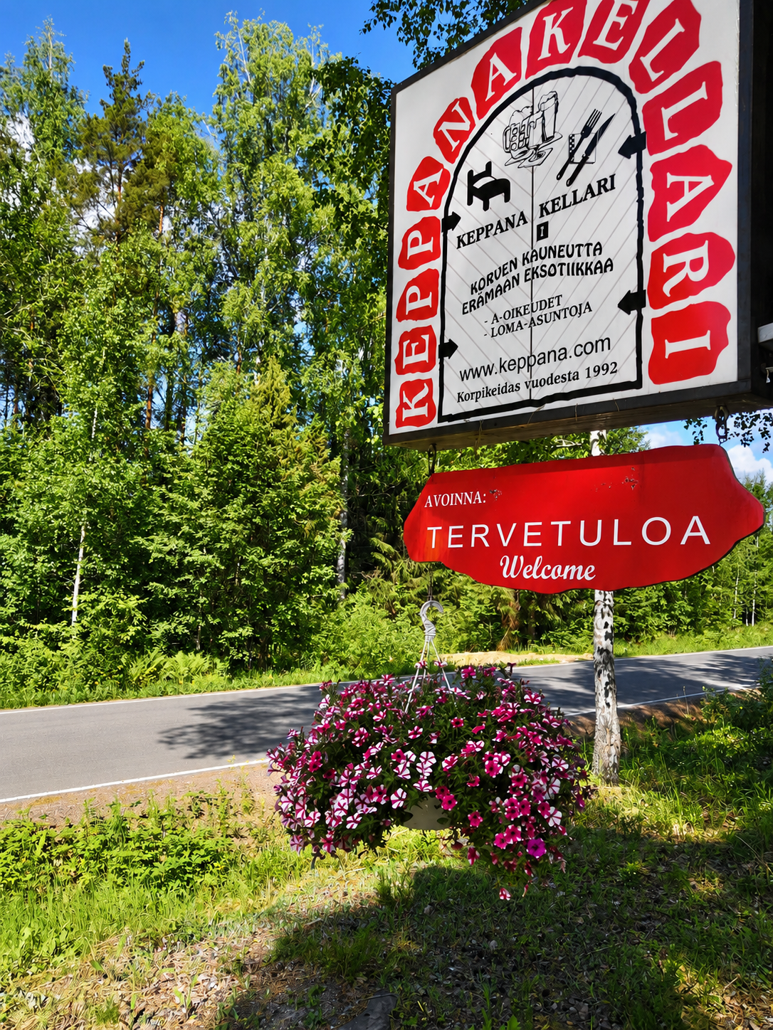 keppana kellari tienvarsikyltti